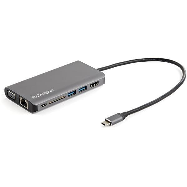 Startech.Com Usb C Multiport Adapter - Usb-C Mini Travel Dock W/ 4K Hdmi Or 1080P Vga - 3X Usb 3.0