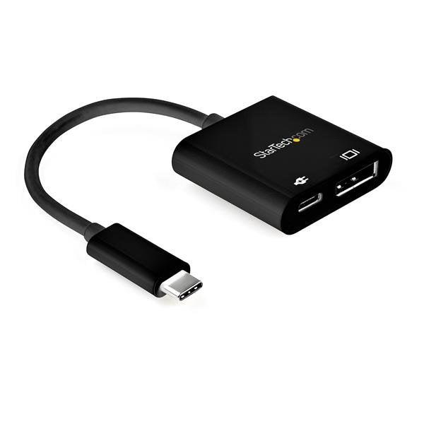 Startech.Com Usb C To Displayport Adapter With Power Delivery - 8K 60Hz /4K 120Hz Usb Type C To Dp