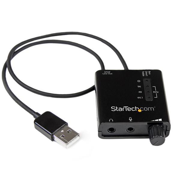 Startech.Com Usb Stereo Audio Adapter External Sound Card With Spdif Digital Audio