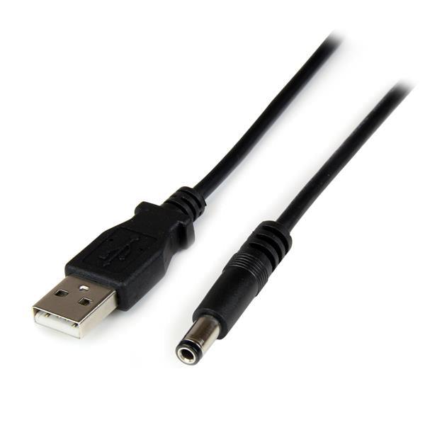 Startech.Com Usb To 5.5Mm Power Cable - Type N Barrel - 1M