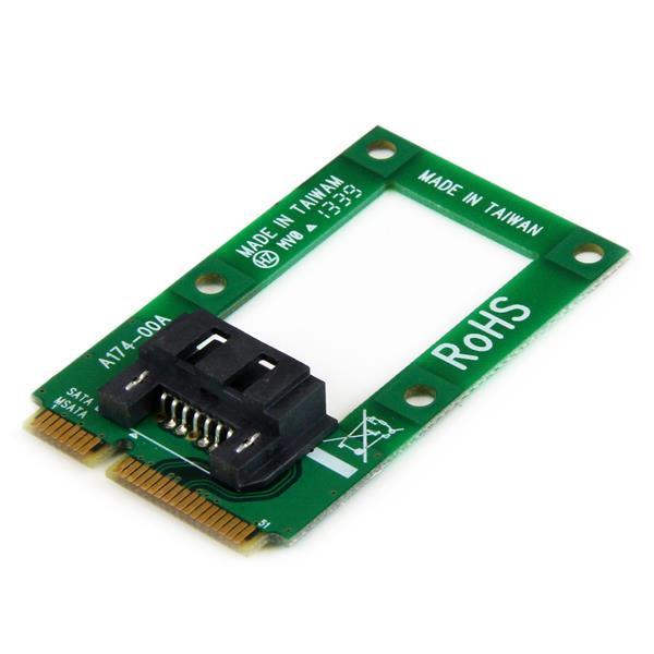 Startech.Com Msata To Sata Hdd / Ssd Adapter Mini Sata To Sata Converter Card
