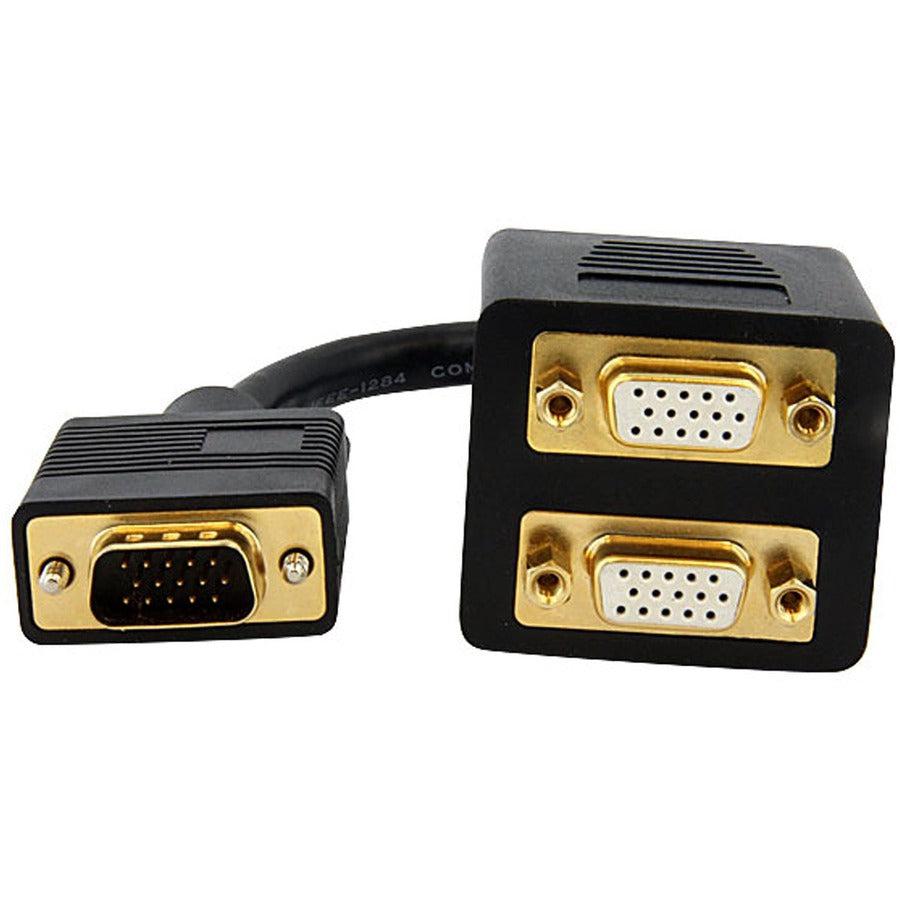 Startech.Com 1 Ft Vga To 2X Vga Video Splitter Cable  M/F