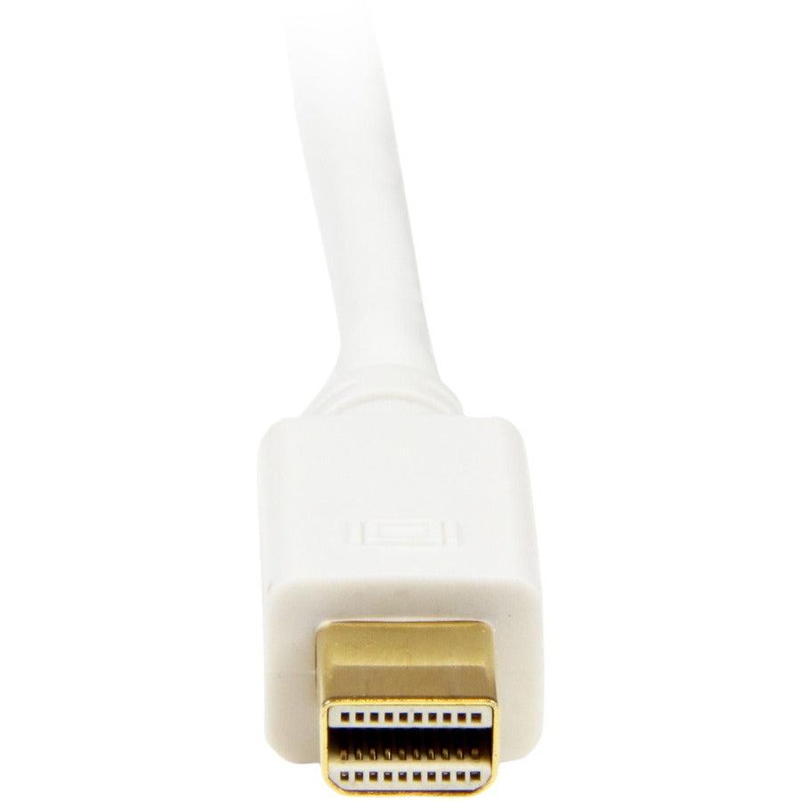 Startech.Com 10 Ft Mini Displayport To Dvi Adapter Converter Cable  Mini Dp To Dvi 1920X1200 - White