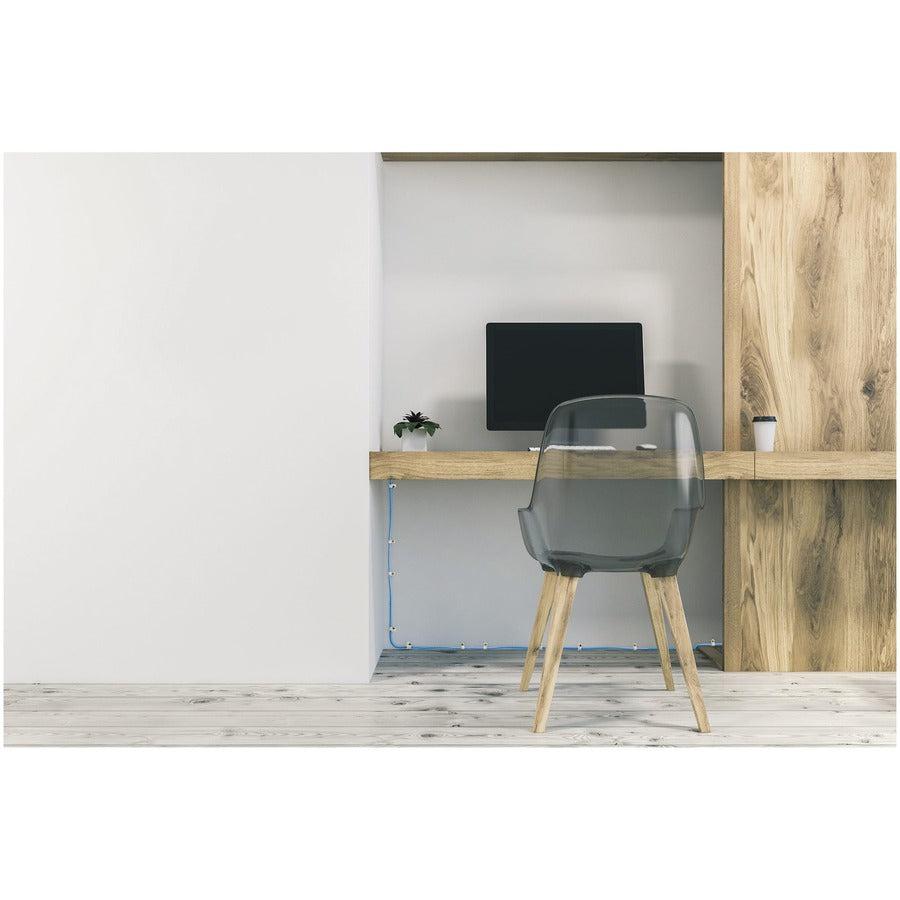 Startech.Com 100 Pack Screw Mount Cable Clamps - Medium 6.35Mm Bundle Cable Fastener/Holder - R-Type