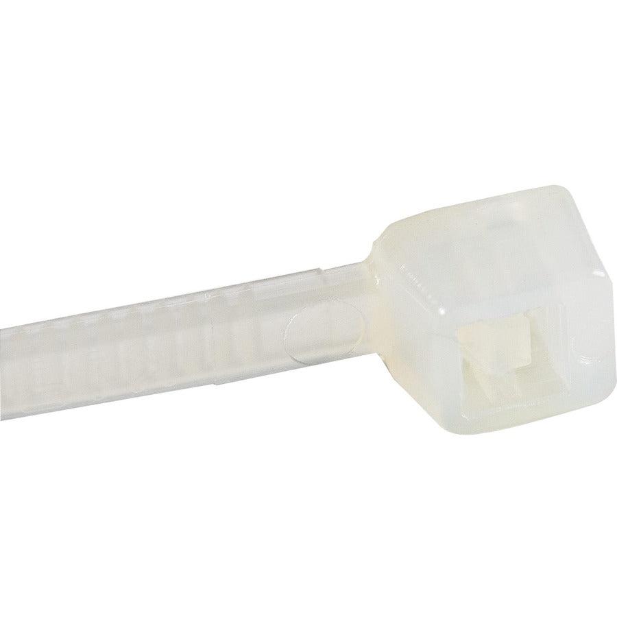 Startech.Com 1000 Pack 4" Cable Ties - White Small Nylon/Plastic Zip Tie - Adjustable