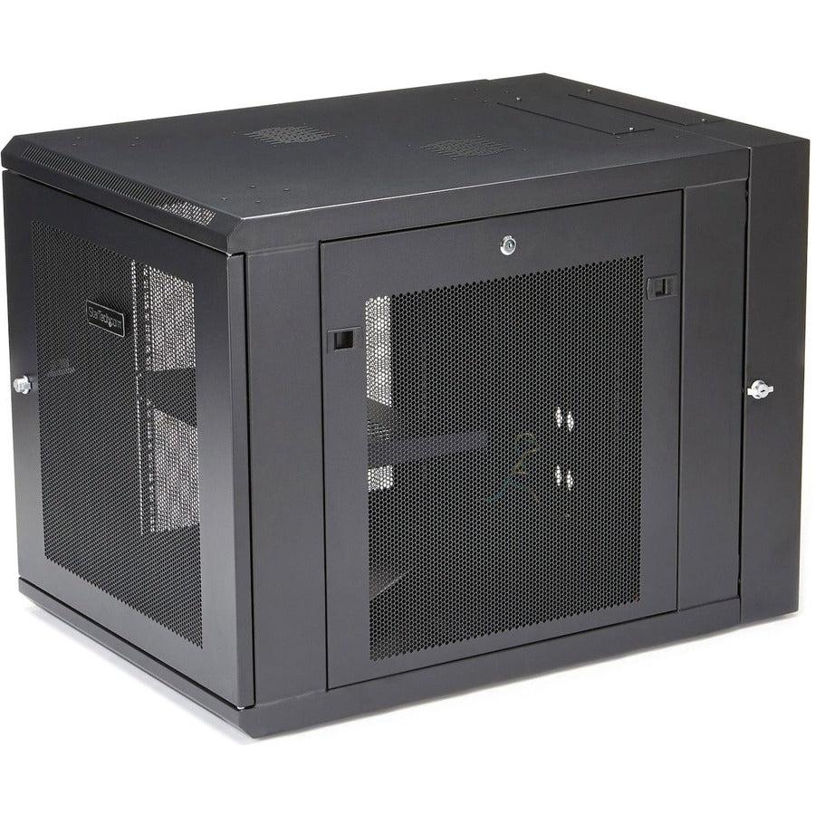Startech.Com 12U 19" Wall Mount Network Cabinet - 4 Post 24" Deep Hinged Server Room Data Cabinet-