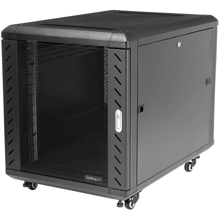 Startech.Com 12U 36In Knock-Down Server Rack Cabinet With Casters