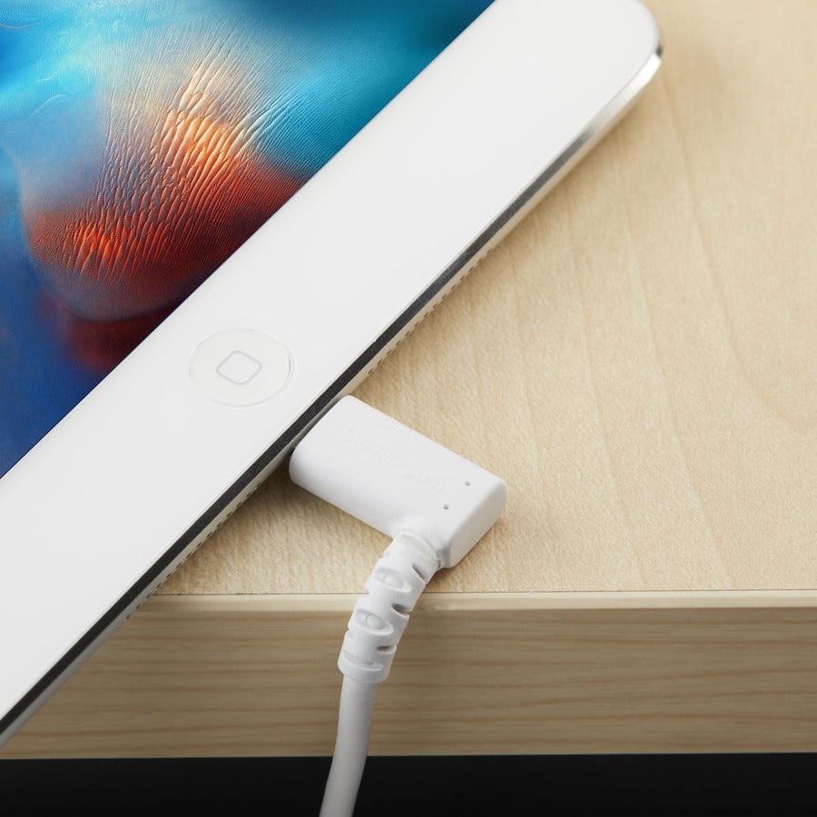 Startech.Com 1M Usb A To Lightning Cable - Durable 90 Degree Right Angled White Usb Type A To