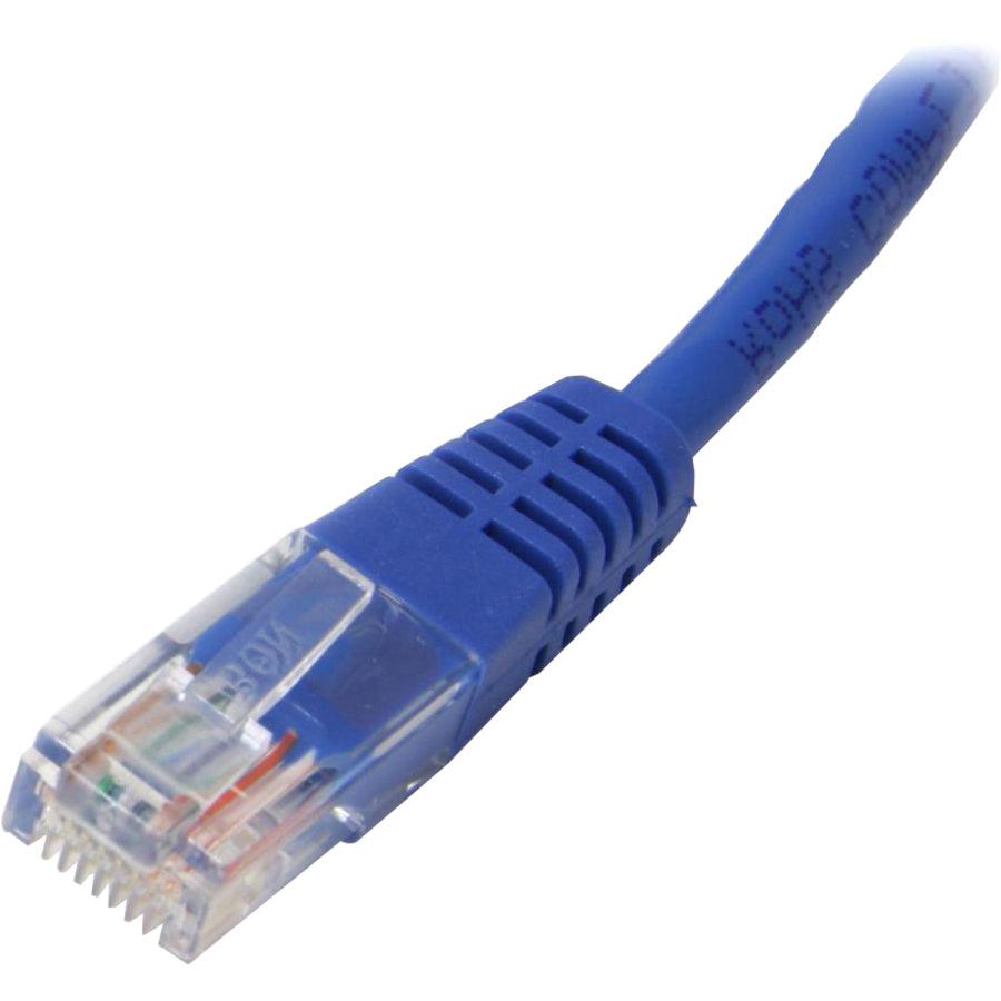 Startech.Com 2 Ft Cat5E Blue Molded Rj45 Utp Cat 5E Patch Cable - 2Ft Patch Cord