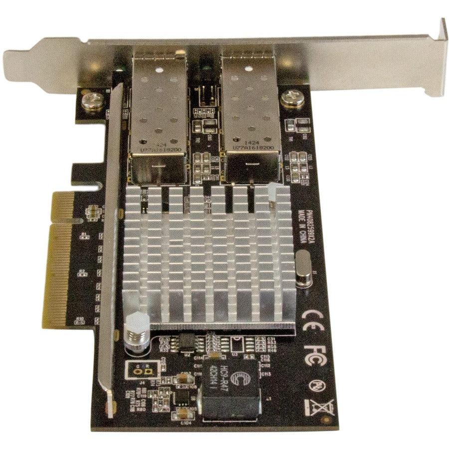 Startech.Com 2-Port 10G Fiber Network Card With Open Sfp+ - Pcie, Intel Chip