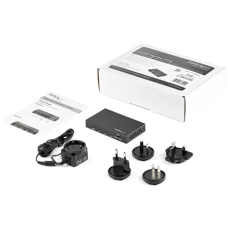 Startech.Com 2-Port Hdmi Splitter - 60Hz