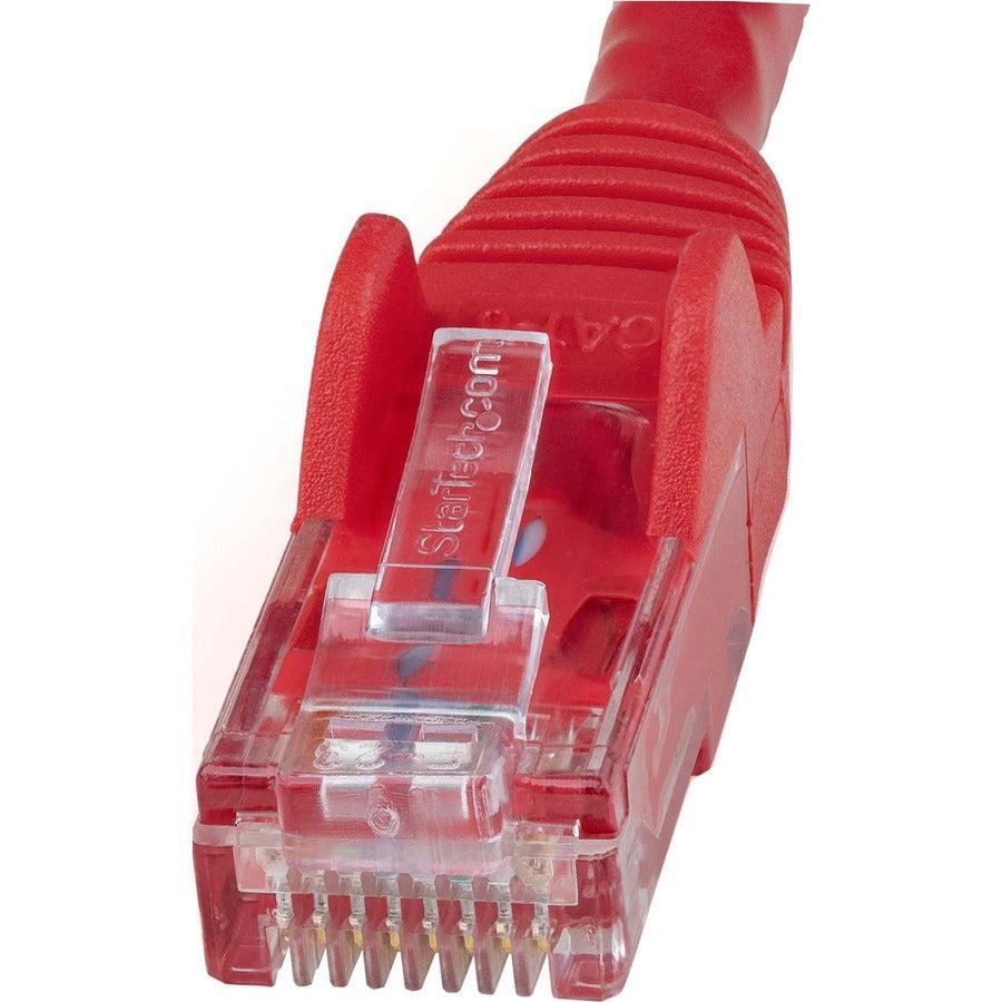 Startech.Com 25Ft Cat6 Ethernet Cable - Red Cat 6 Gigabit Ethernet Wire -650Mhz 100W Poe Rj45 Utp N6Patch25Rd