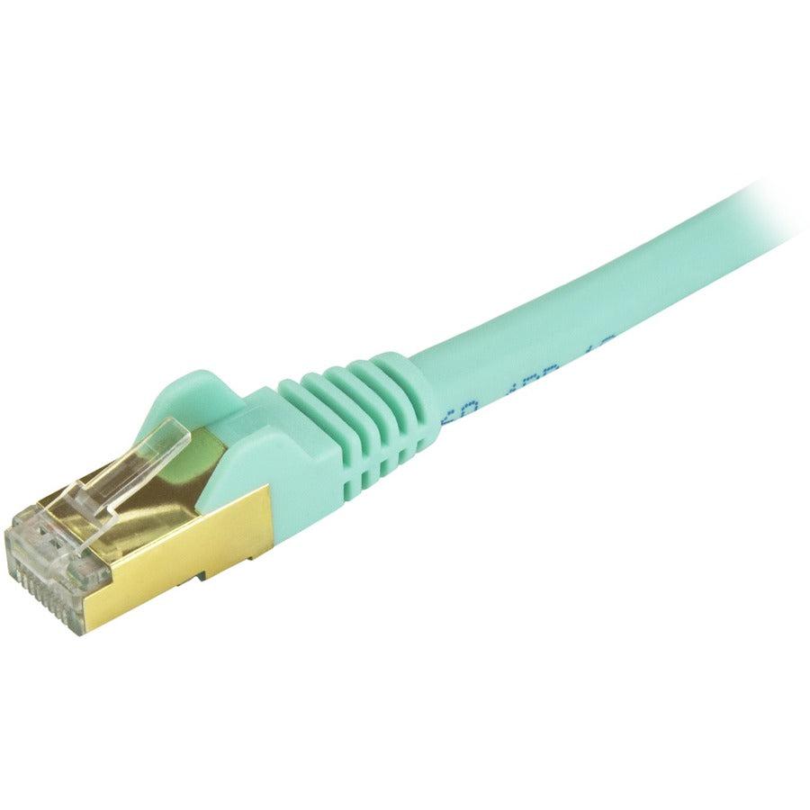 Startech.Com 2Ft Cat6A Ethernet Cable - 10 Gigabit Shielded Snagless Rj45 100W Poe Patch Cord - C6Aspat2Aq