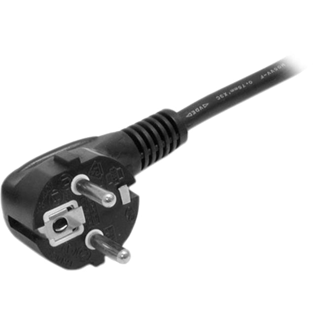 Startech.Com 2M (6Ft) Computer Power Cord, 18Awg, Eu Schuko To C13 Power Cord, 250V 10A, Black