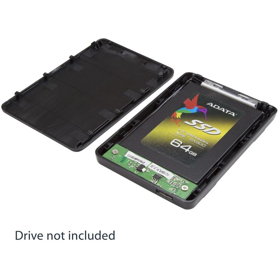 Startech.Com 2.5In Usb 3.0 External Sata Iii Ssd Hard Drive Enclosure With Uasp Portable External Hdd