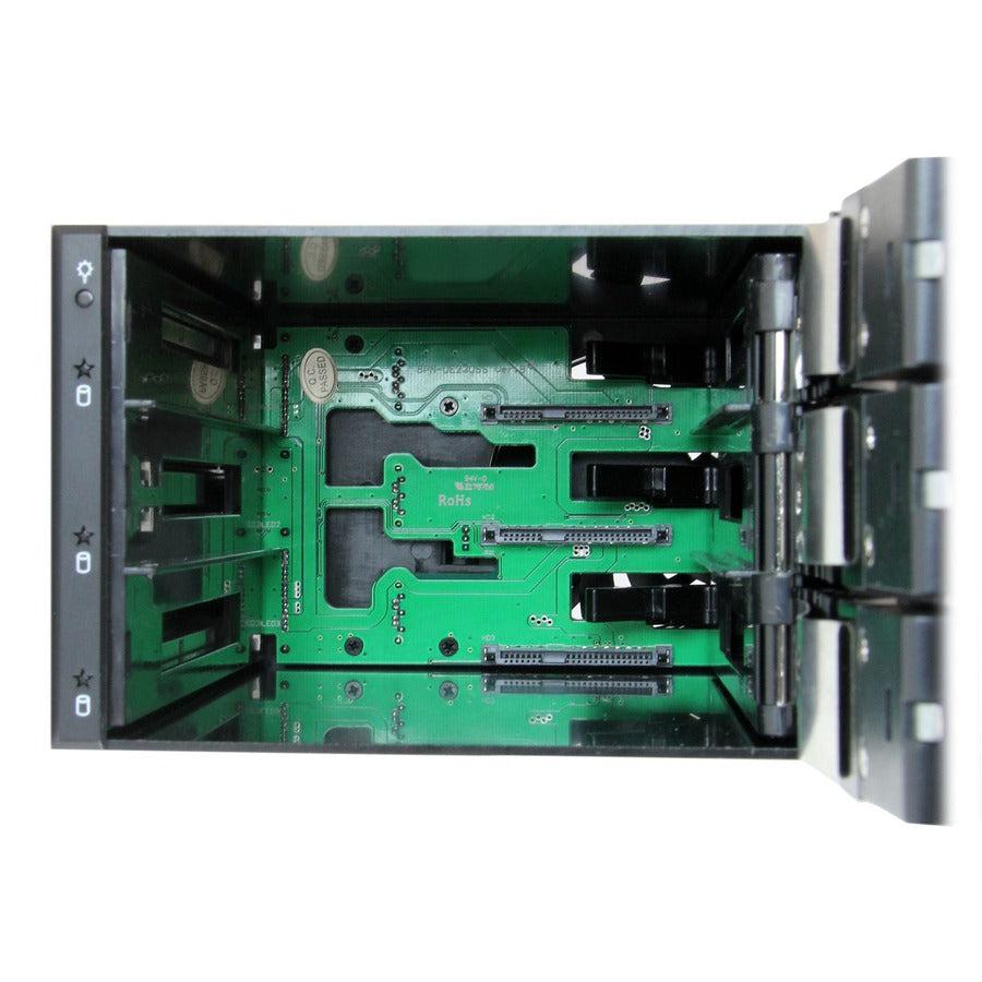 Startech.Com 3 Bay Aluminum Trayless Hot Swap Mobile Rack Backplane For 3.5In Sas Ii/Sata Iii - 6 Gbps Hdd