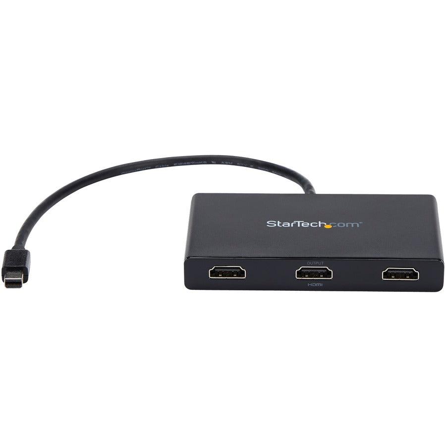 Startech.Com 3-Port Multi Monitor Adapter - Mini Displayport To Hdmi Mst Hub - Triple 1080P Or