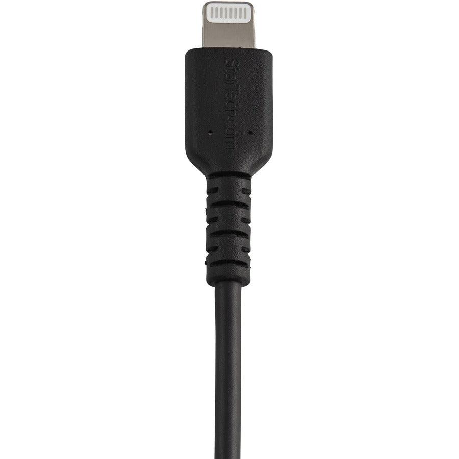 Startech.Com 30Cm Durable Usb A To Lightning Cable - Black Usb Type A To Lightning Connector