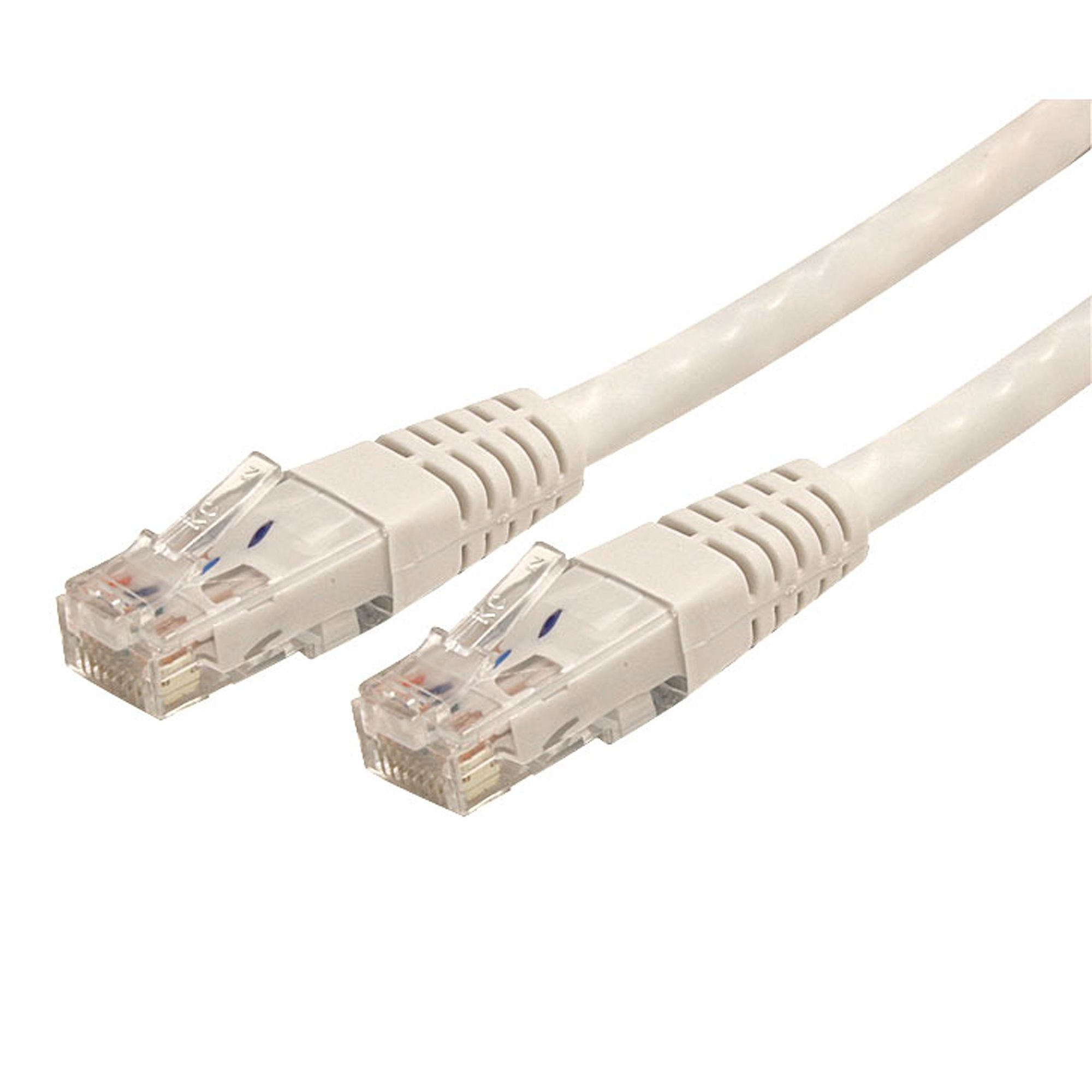 Startech.Com 3Ft Cat6 Ethernet Cable - White Cat 6 Gigabit Ethernet Wire -650Mhz 100W Poe Rj45 Utp C6Patch3Wh