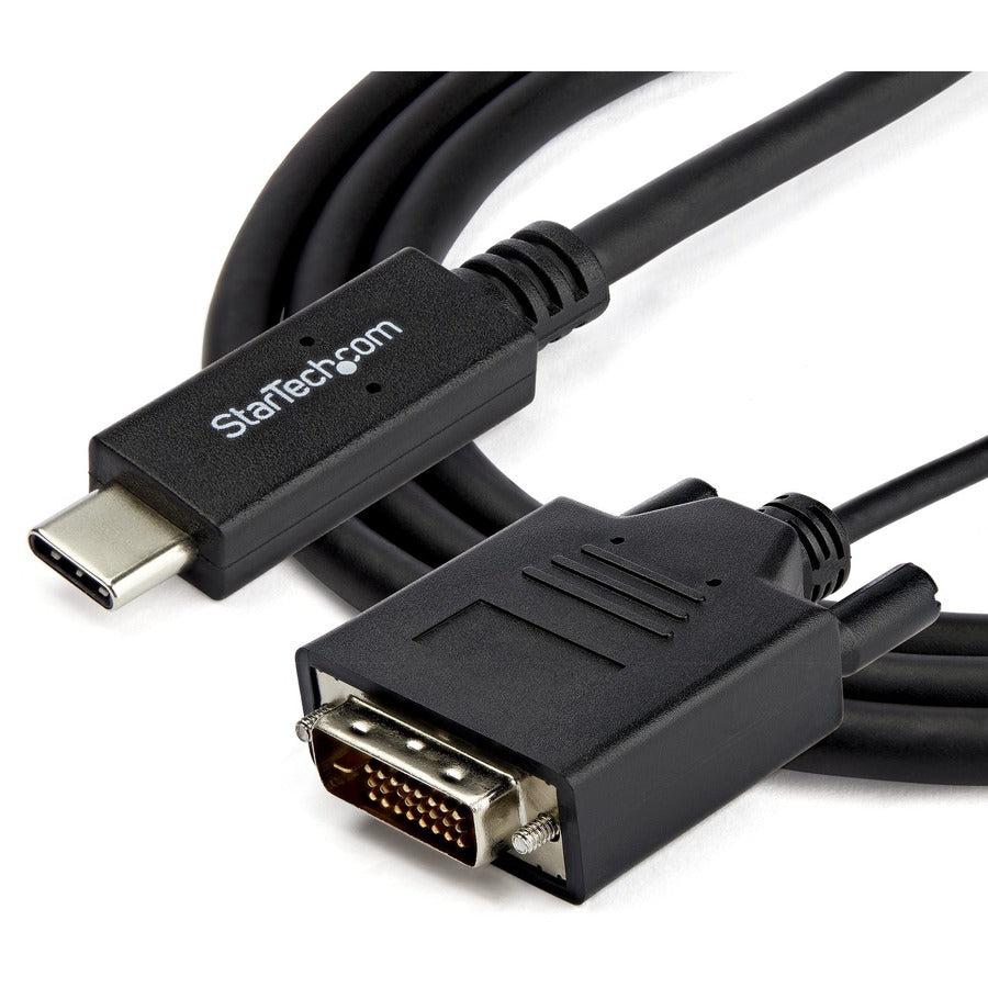 Startech.Com 3.3 Ft. (1 M) Usb-C To Dvi Cable - 1920 X 1200 - Black