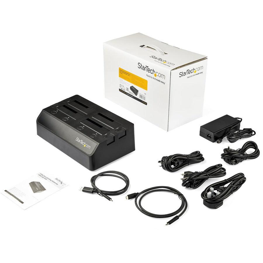 Startech.Com 4-Bay Sata Hdd Docking Station - For 2.5”/3.5" Ssds/Hdds - Usb 3.1 (10Gbps)