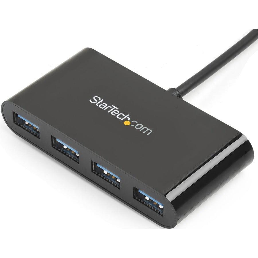 Startech.Com 4-Port Usb-C Hub - Usb-C To 4X Usb-A - Usb 3.0 Hub - Bus Powered