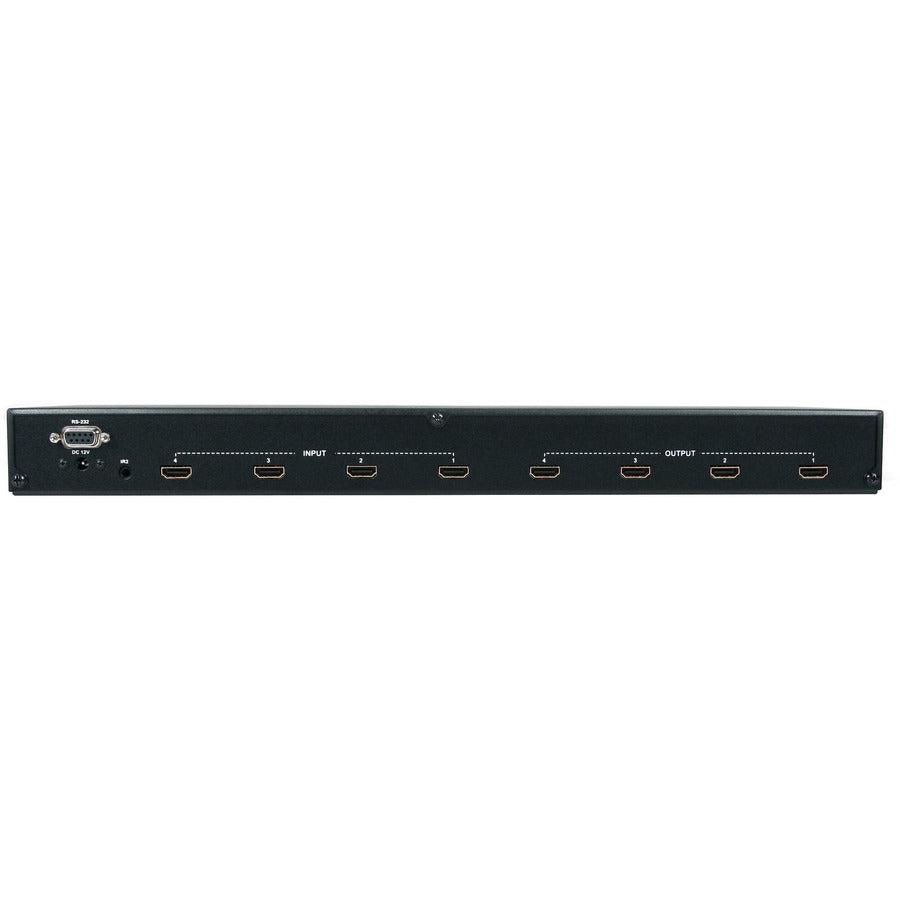 Startech.Com 4X4 Hdmi Matrix Video Switch Splitter With Audio And Rs232
