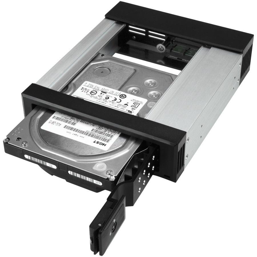 Startech.Com 5.25 To 3.5 Hard Drive Hot Swap Bay - For 3.5" Sata/Sas Drives - Trayless - Aluminum