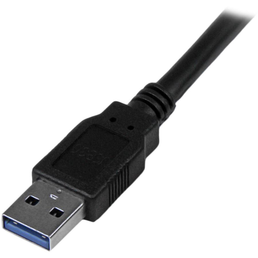 Startech.Com 6 Ft Black Superspeed Usb 3.0 Cable A To A - M/M