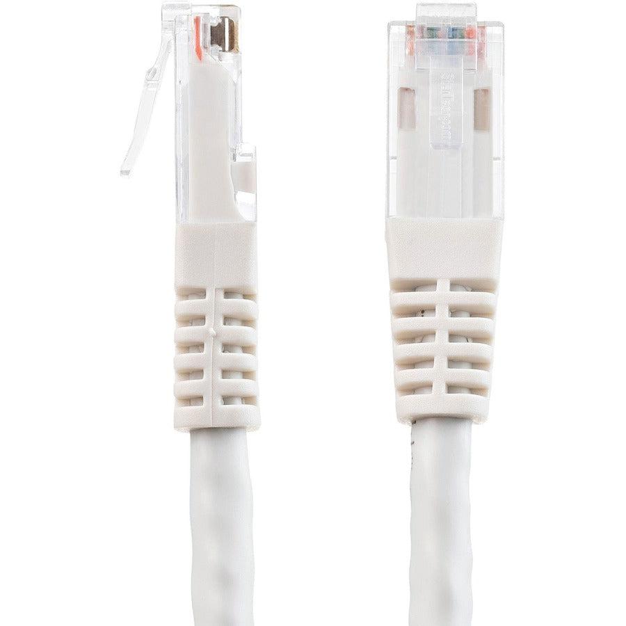 Startech.Com 6Ft Cat6 Ethernet Cable - White Cat 6 Gigabit Ethernet Wire -650Mhz 100W Poe Rj45 Utp C6Patch6Wh