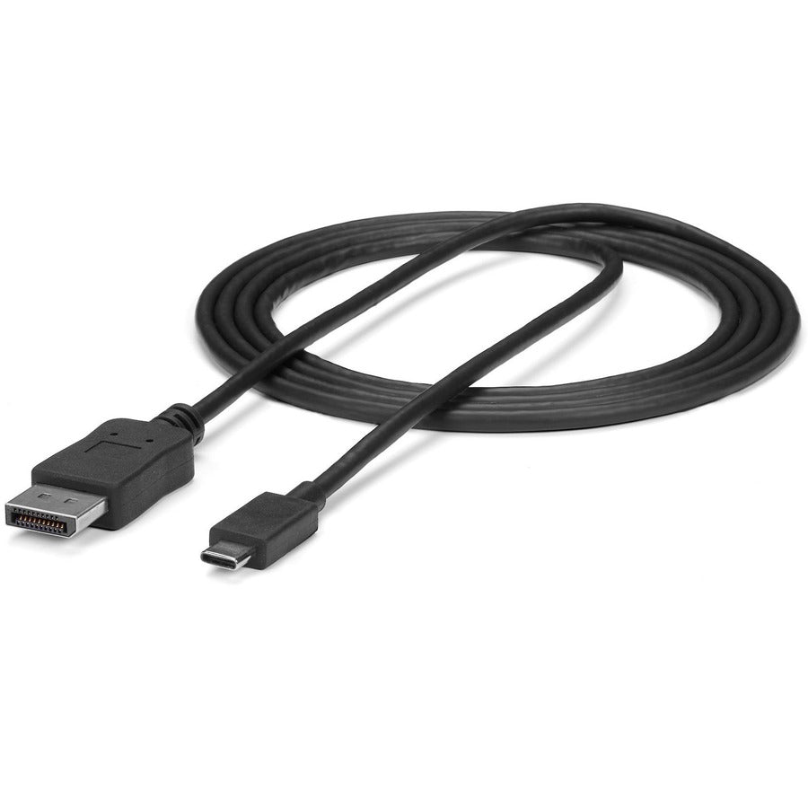 Startech.Com 6Ft/1.8M Usb C To Displayport 1.2 Cable 4K 60Hz - Usb-C To Dp Adapter Hbr2 - Usb Type-C Dp Alt Mode To Dp Monitor Video Cable - Limited Stock, See Similar Item Cdp2Dp2Mbd