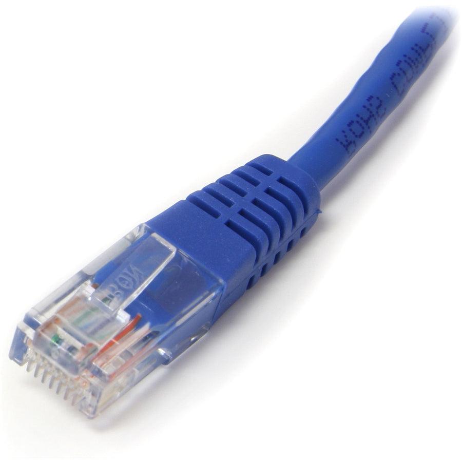 Startech.Com 7 Ft Cat5E Blue Molded Rj45 Utp Cat 5E Patch Cable - 7Ft Patch Cord