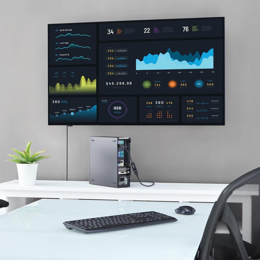 Startech.Com Displayport To Hdmi Adapter - 4K 30Hz Active Displayport To Hdmi Video Converter - Dp