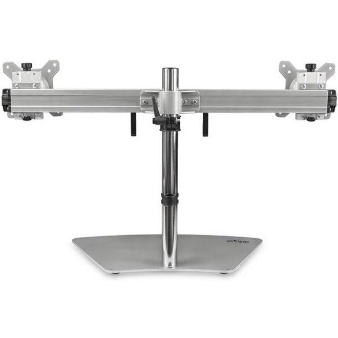 Startech.Com Dual Monitor Stand - Ergonomic Free Standing Dual Monitor Desktop Stand For Two 24"