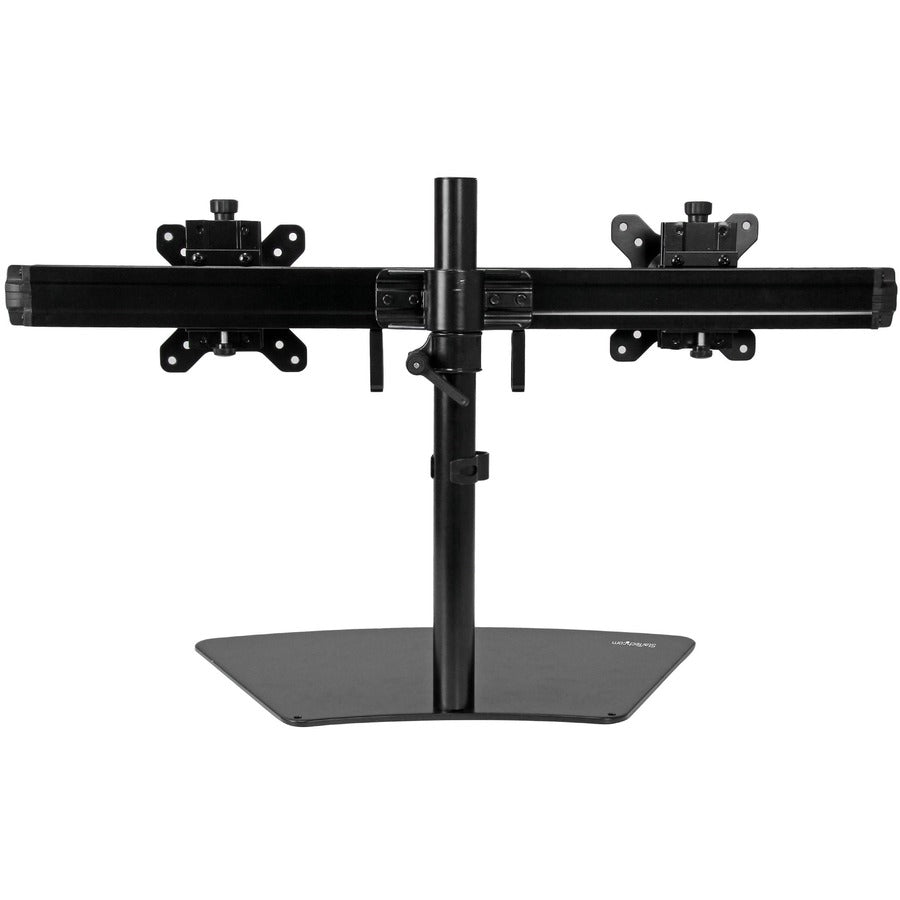Startech.Com Dual-Monitor Stand - Horizontal - Black