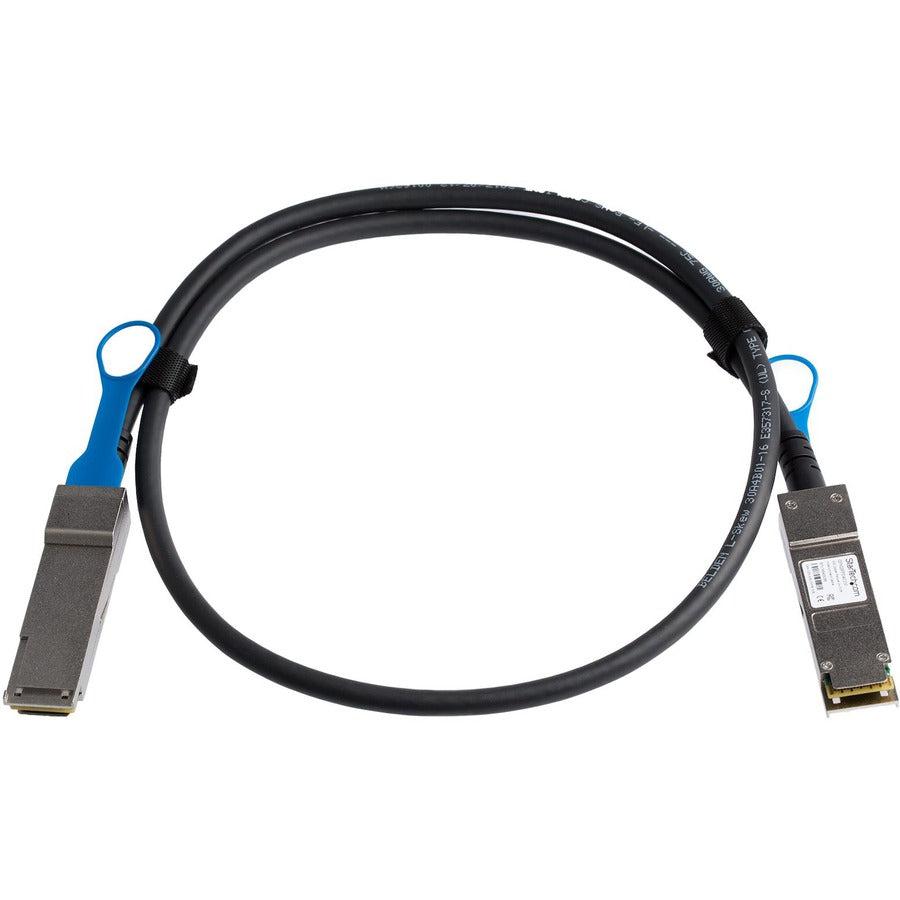 Startech.Com Juniper Qfx-Qsfp-Dac-1M Compatible 1M 40G Qsfp+ To Qsfp+ Direct Attach Cable Twinax - 40Gbe Qsfp+ Copper Dac 40 Gbps Low Power Passive Transceiver Module Dac
