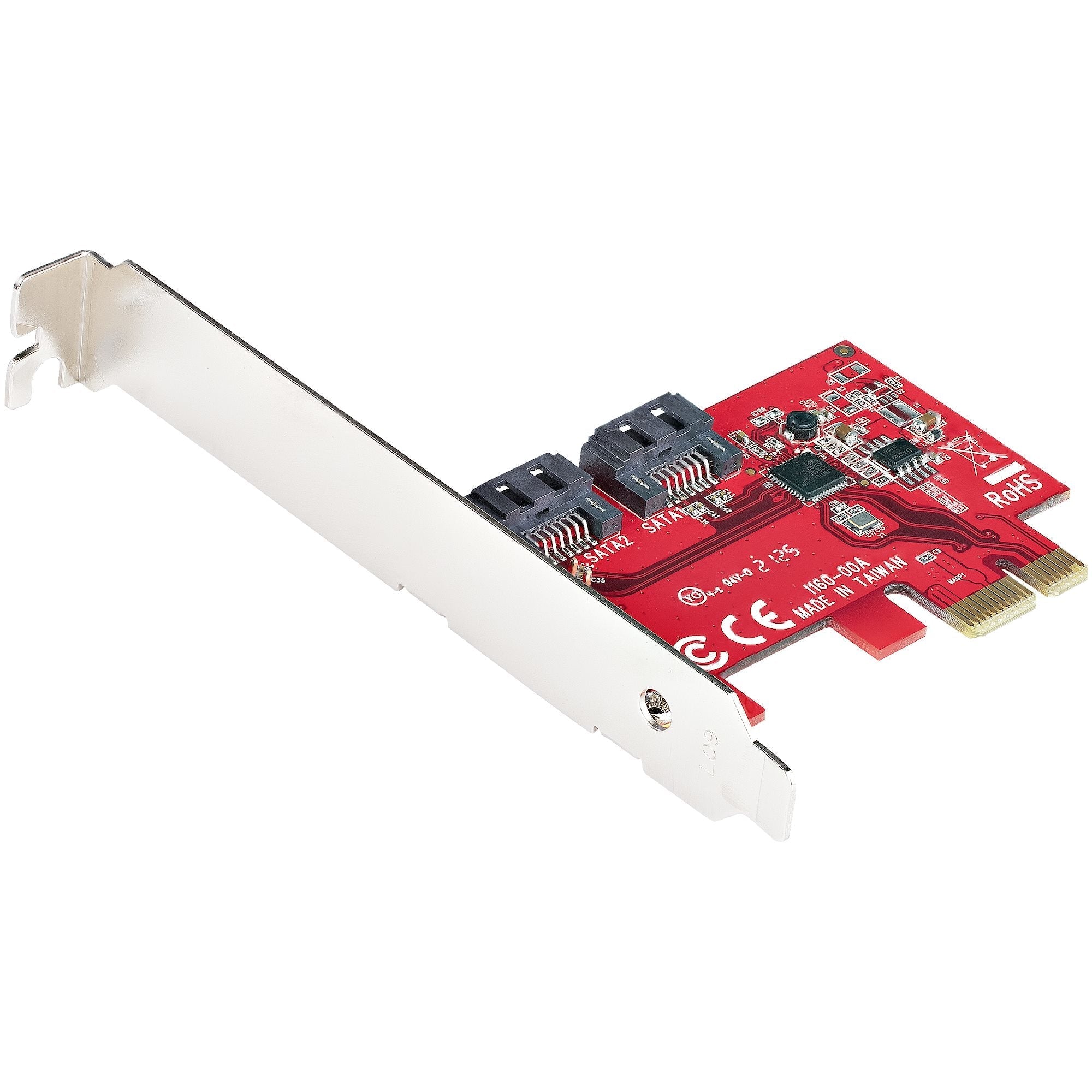 Startech.Com Sata Pcie Card - 2 Port Pcie Sata Expansion Card - 6Gbps - Full/Low Profile - Pci 2P6G-Pcie-Sata-Card