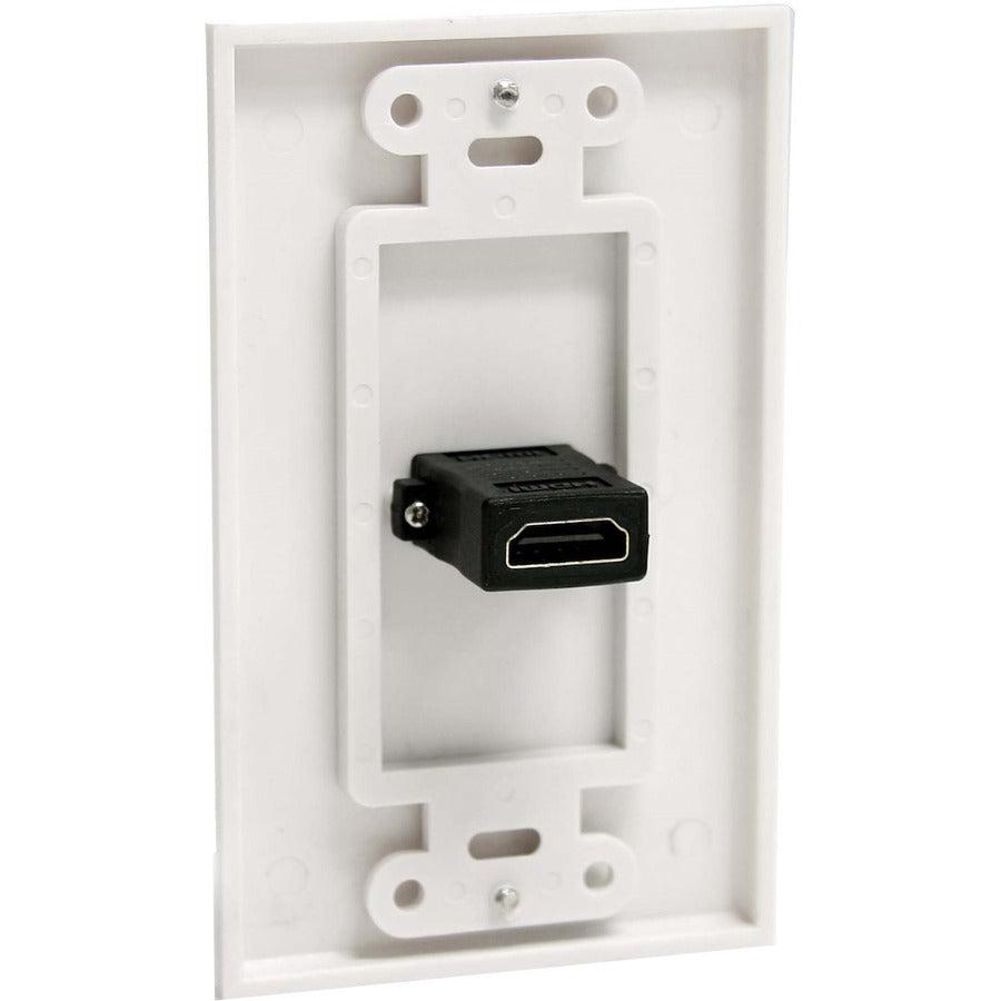 Startech.Com Single Outlet Female Hdmi Wall Plate White