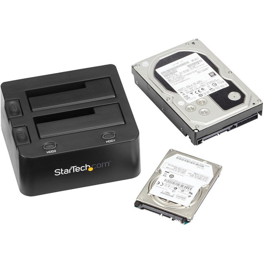 Startech.Com Usb 3.0 Dual Hard Drive Docking Station With Uasp For 2.5/3.5In Ssd / Hdd Sata 6 Gbps