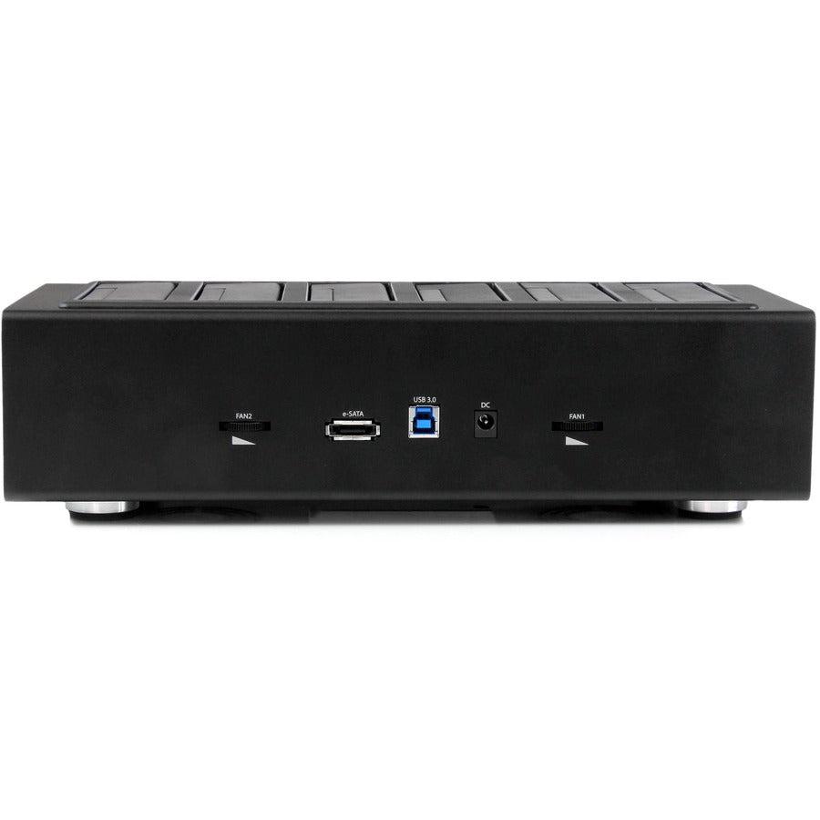 Startech.Com Usb 3.0 / Esata 6-Bay Hard Drive Duplicator Dock - 1:5 Hdd / Ssd Cloner And Eraser