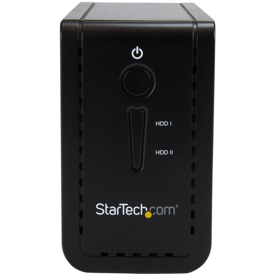 Startech.Com Usb 3.1 Dual 3.5” Sata (6Gbps) Hdd Enclosure With Raid - Usb-C And Usb-A