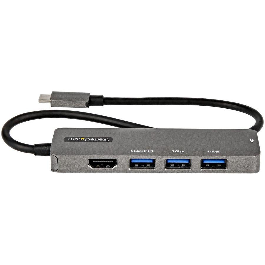 Startech.Com Usb C Multiport Adapter - Usb-C To Hdmi 2.0B 4K 60Hz (Hdr10), 100W Power Delivery
