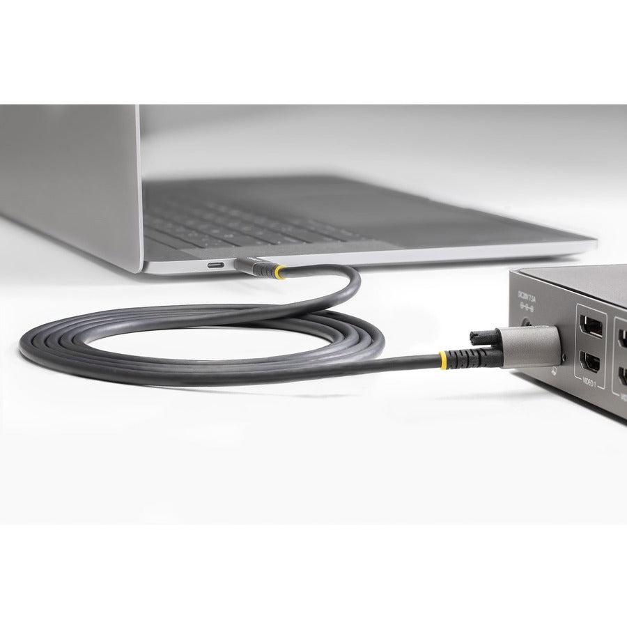 Startech.Com Usb31Cctlkv50Cm Usb Cable 0.5 M Usb 3.2 Gen 2 (3.1 Gen 2) Usb C Grey, Black