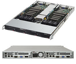 Supermicro 6018Tr-Tf Intel® C612 Lga 2011 (Socket R) Rack (1U) Black, Grey