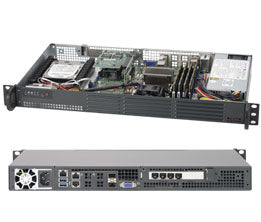 Supermicro Superserver 5018D-Ln4T Intel Soc Bga 1667 Rack (1U) Black