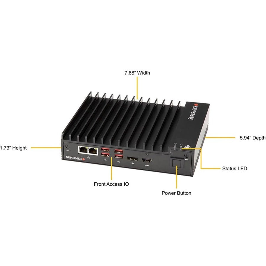 Supermicro Sys-E100-9W-H Server Intel® Core™ I7 Ddr4-Sdram