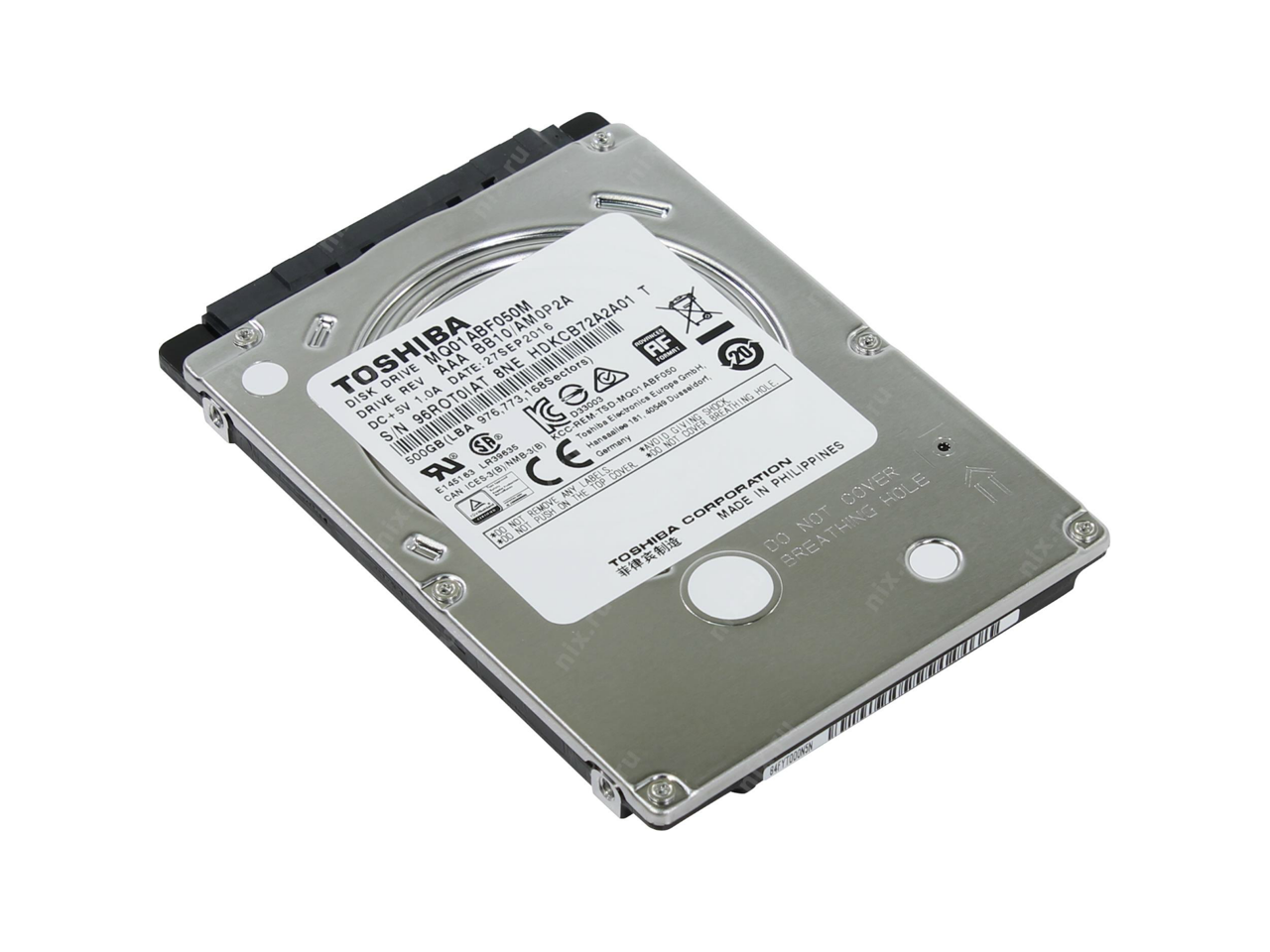 Toshiba Mq01Abf050M 500Gb 5400 Rpm 8Mb Cache Sata 6.0Gb/S 2.5" Hard Drives - Notebooks / Laptops