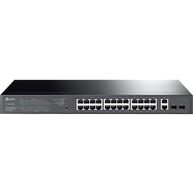 TP-LINK TL-SG1428PE 28-Port Gigabit Easy Smart Switch - 24-Port PoE+ 250W | Tecisoft