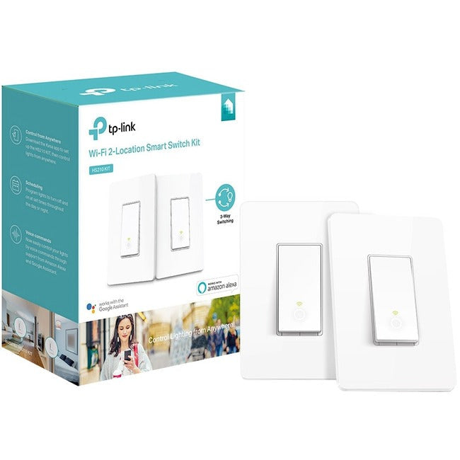 TP-Link Kasa Smart HS210 KIT (2-pack) - Kasa Smart 3 Way Switch