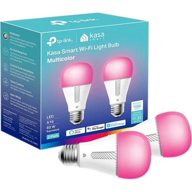 TP-Link Kasa Smart KL135P2 (2-pack) - Kasa Smart Bulb